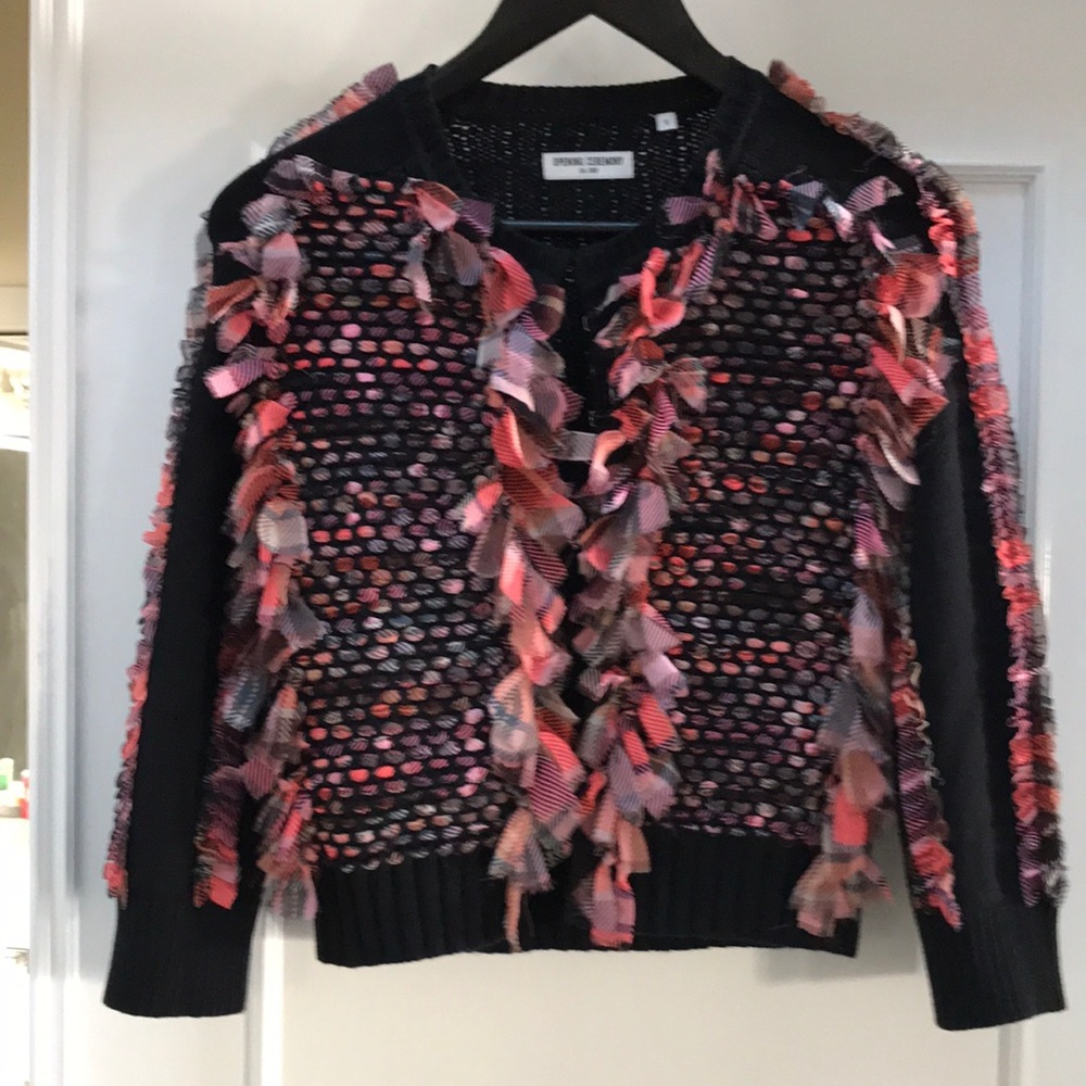 Opening Ceremony cropped cardigan size S